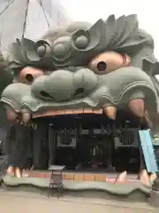 難波八阪神社の狛犬