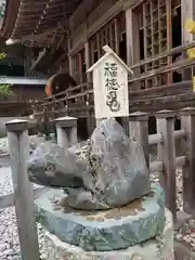 宇倍神社の狛犬