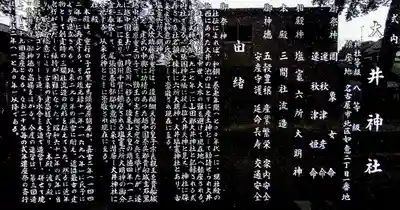 大井神社(如意)の歴史