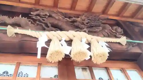 神明社・八幡社合殿（中杉町）の芸術