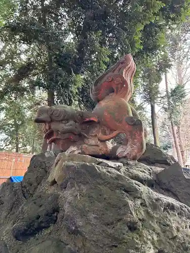 雀神社の狛犬