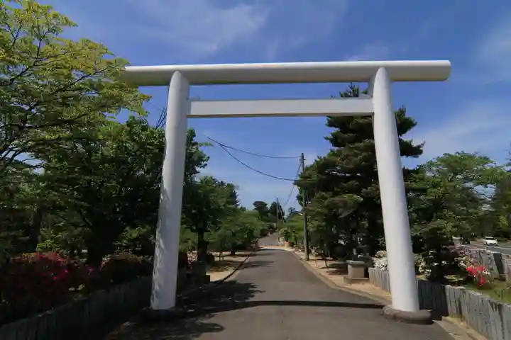 開成山大神宮の鳥居