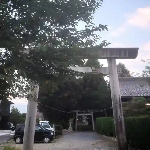 鈴置神社（矢合）の鳥居