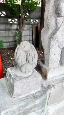 函館厳島神社の像