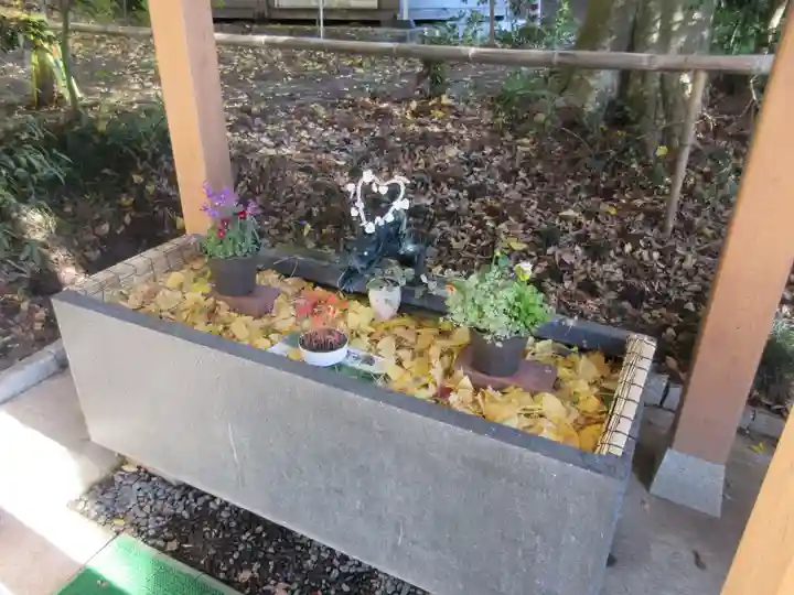 下野 星宮神社の手水舎