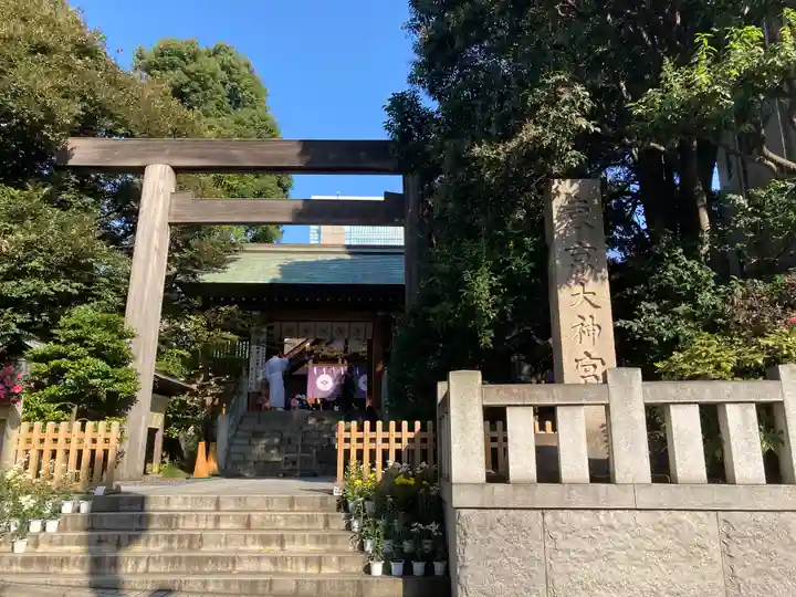 東京大神宮の鳥居