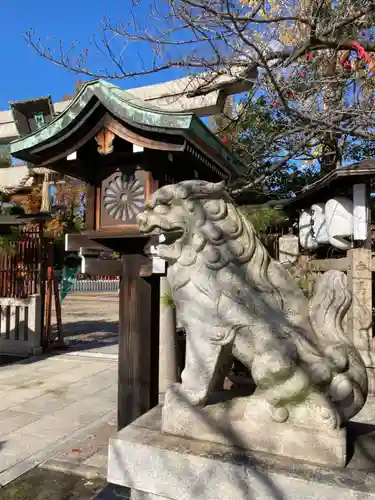 阿部野神社の狛犬