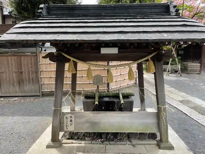 嶺御嶽神社の手水舎