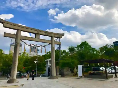 生國魂神社の鳥居