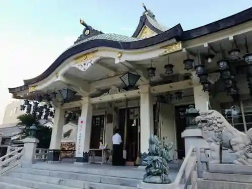 難波八阪神社の本殿・本堂