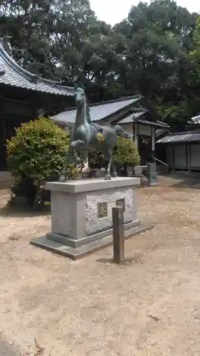 真玉八幡神社の狛犬