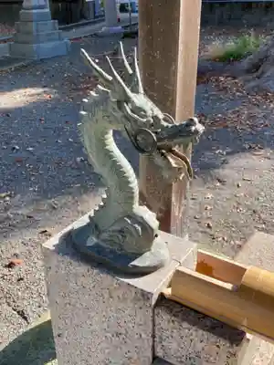 平岡野神社の手水舎