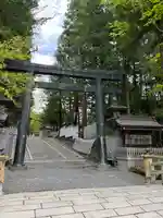 諏訪大社下社秋宮の鳥居