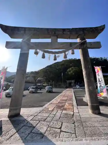 厳原八幡宮神社の鳥居