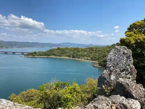 秋葉山舘山寺の景色