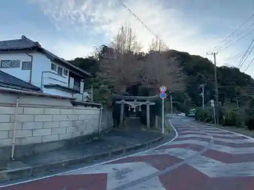 北浜神明神社の鳥居