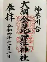 大綱金刀比羅神社(神奈川県)