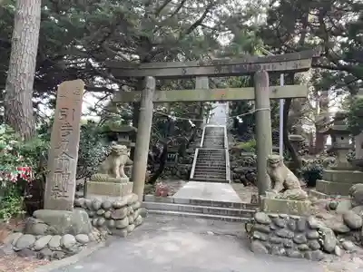 大瀬神社の鳥居