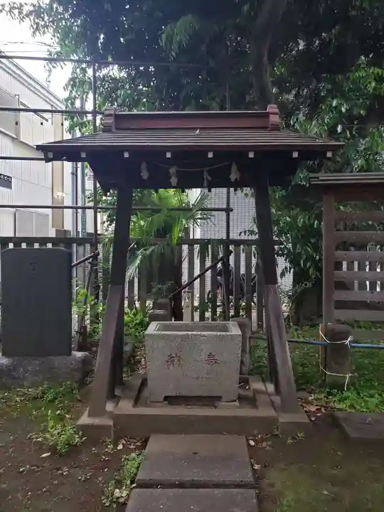 羽根木神社の手水舎