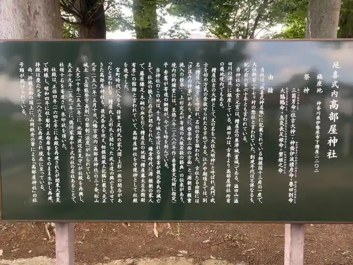 髙部屋神社(神奈川県)