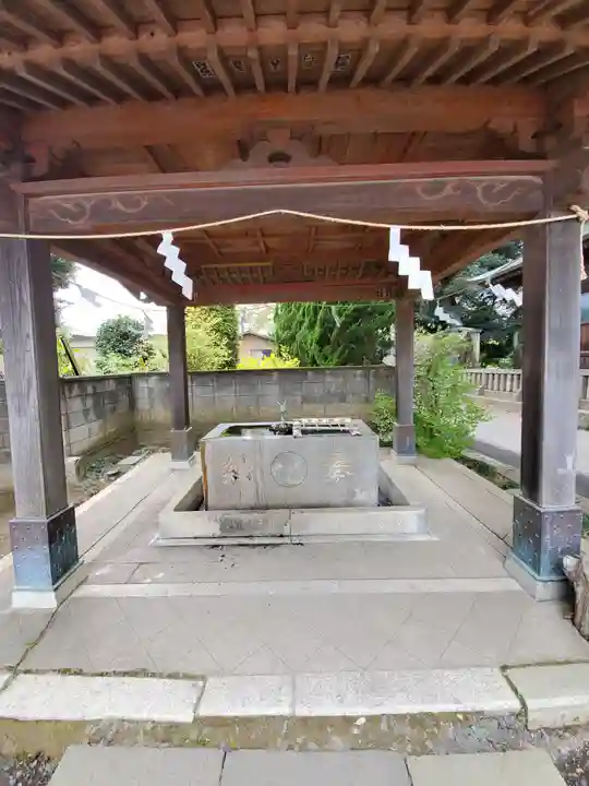 野木神社の手水舎