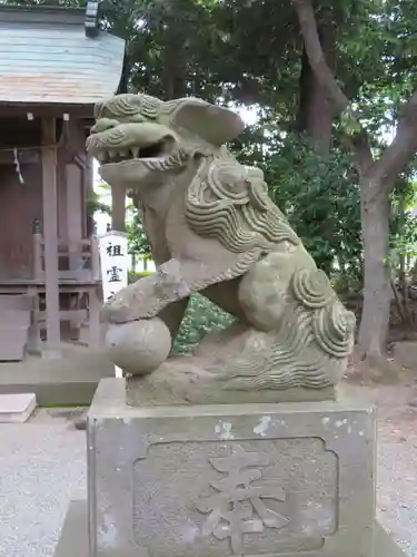 前鳥神社の狛犬