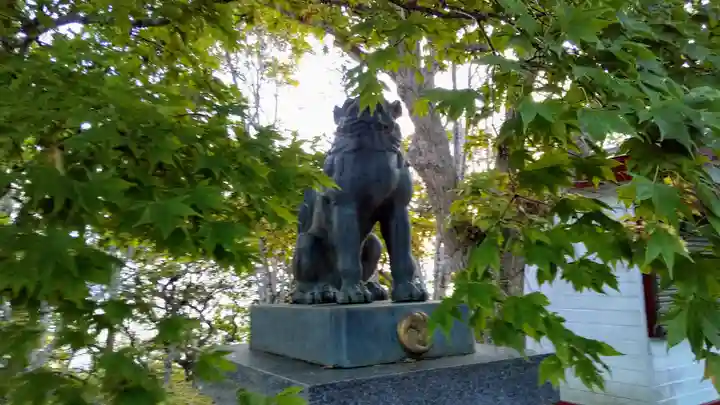 厚岸真龍神社の狛犬