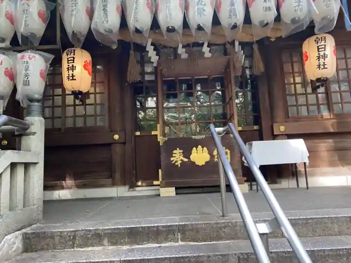 朝日神社の本殿・本堂