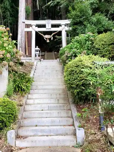 帳附神社の鳥居