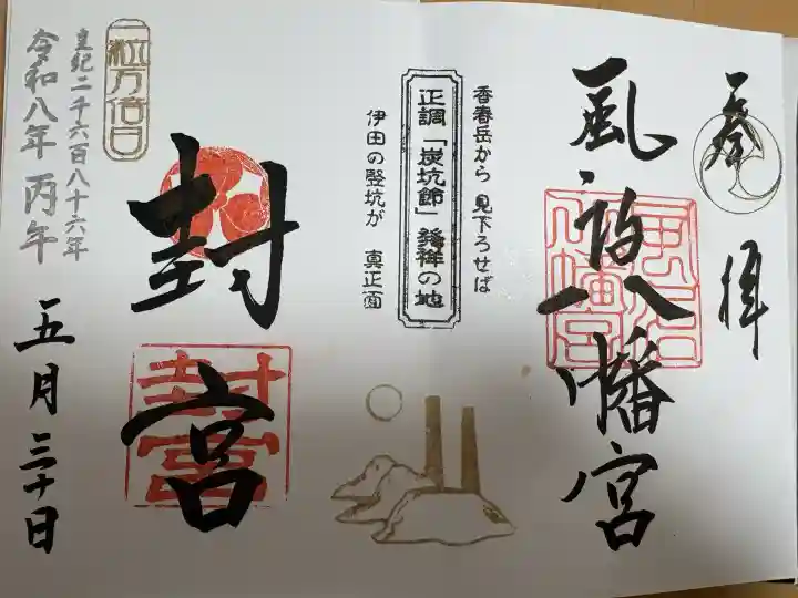 風治八幡宮の御朱印