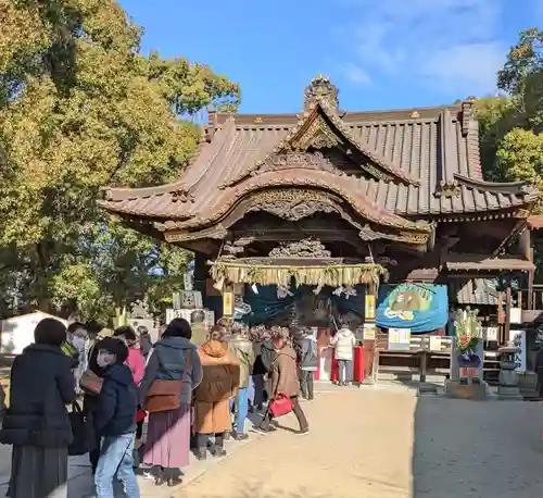 三津厳島神社の初詣