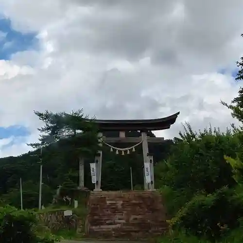 木幡山隠津島神社(二本松市)の鳥居