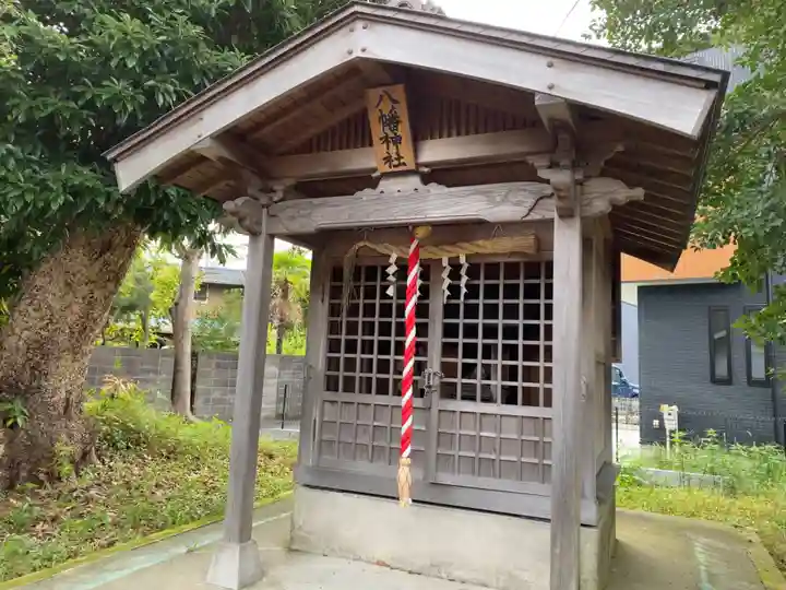 西町八幡神社の本殿・本堂