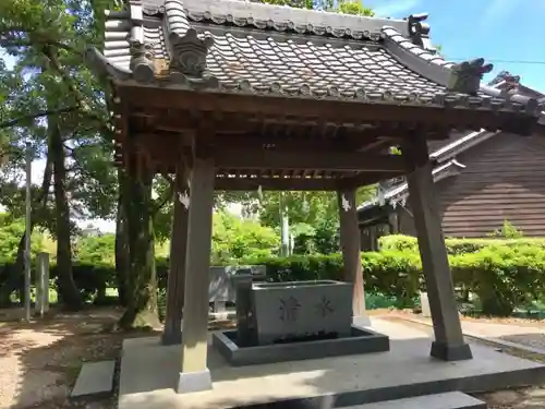 福釜神明神社の手水舎