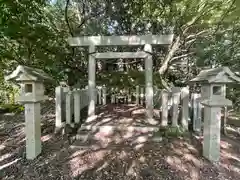 稲荷大明神の鳥居