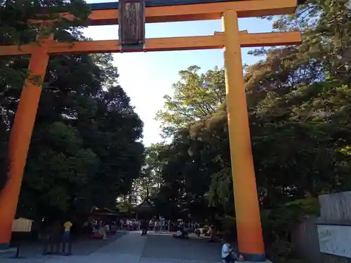 川越氷川神社の鳥居