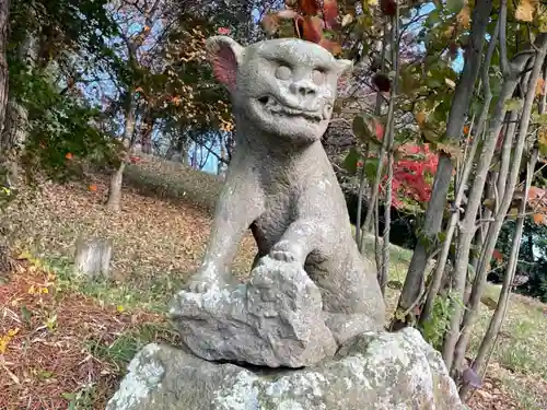 雲岡杵築神社の狛犬