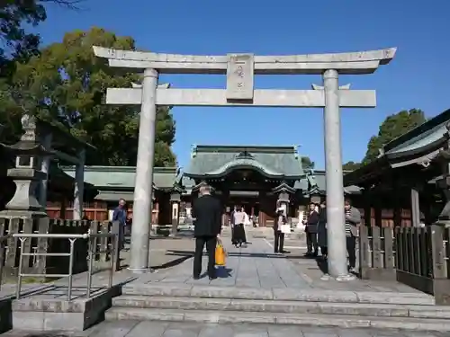 八代宮の鳥居