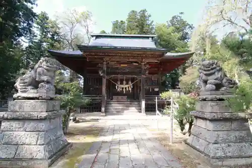 田村神社の狛犬