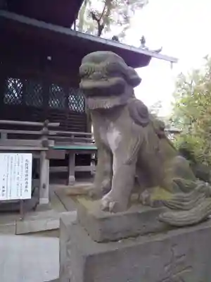 千束八幡神社の狛犬