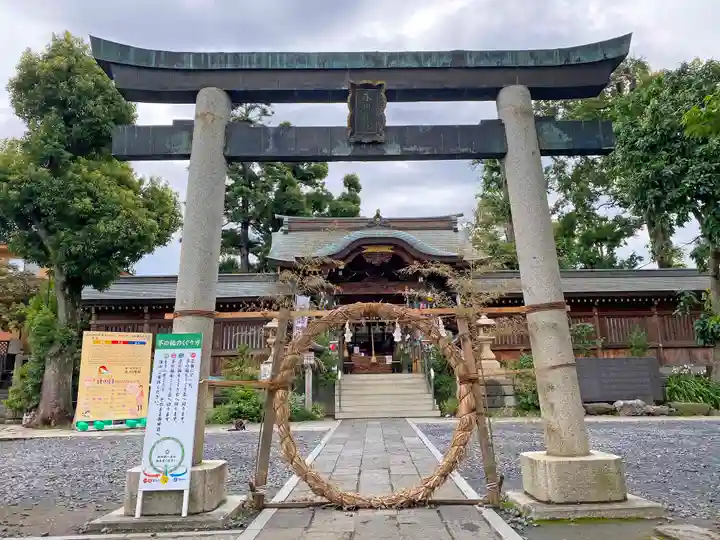 鳩ヶ谷氷川神社の鳥居