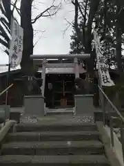 新田宿八坂神社の鳥居