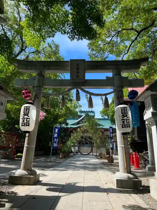 多摩川浅間神社の鳥居