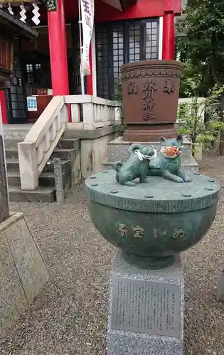 元郷氷川神社の狛犬