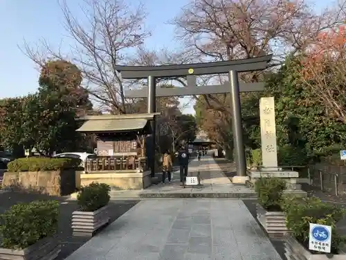 松陰神社の鳥居