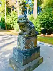 蛟蝄神社奥の宮の狛犬