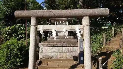 鳩森八幡神社の鳥居