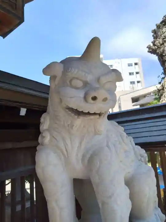 櫛田神社の狛犬