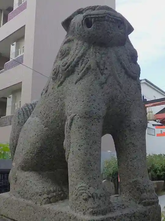 神津神社の狛犬