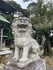 大岩神明宮の狛犬